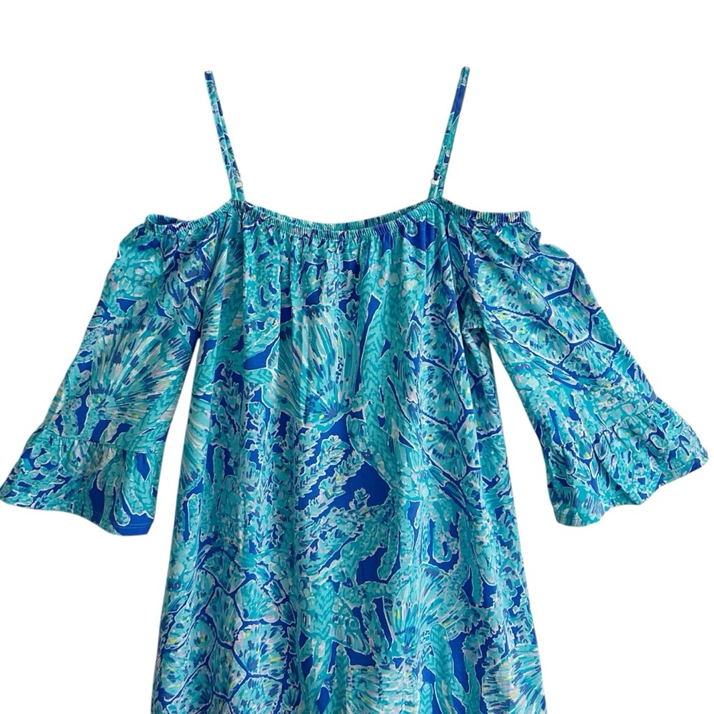 Lilly Pulitzer Limited Edition Girls Tortuga Time Cotton Dress XL - Picture 3 of 10